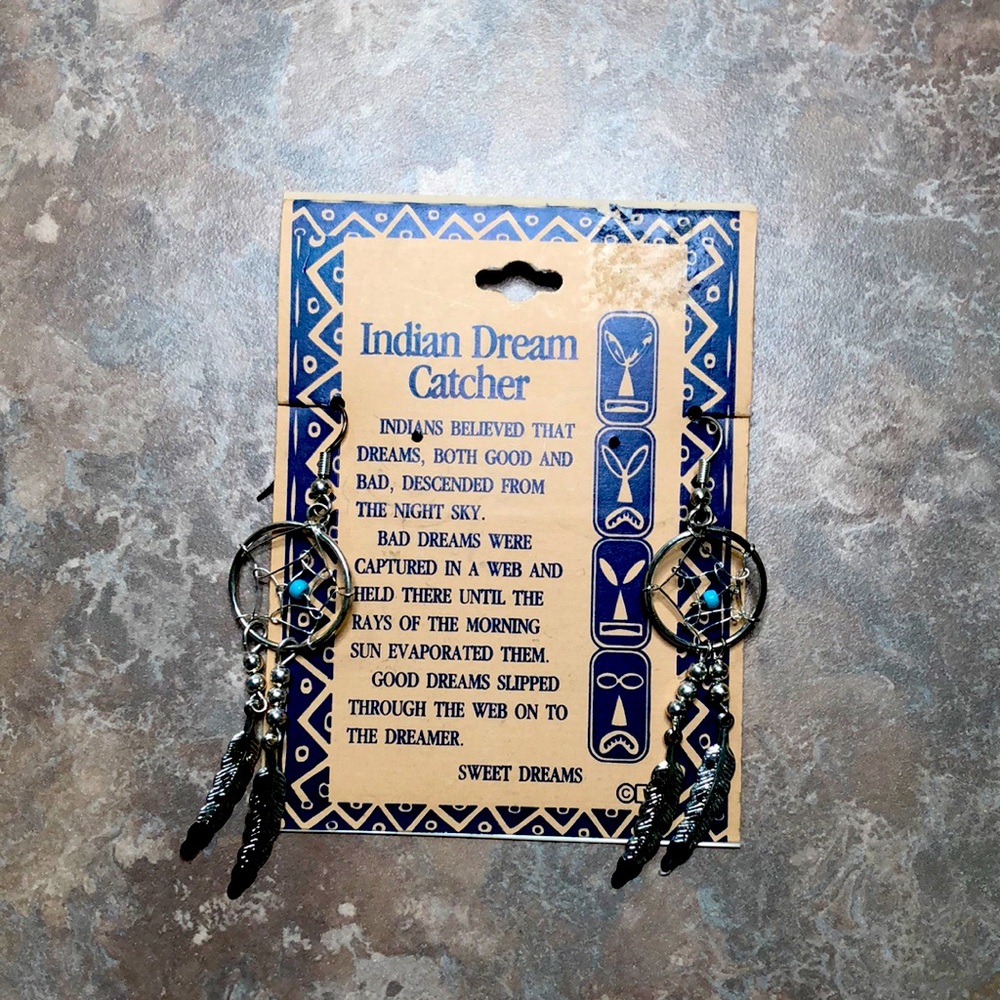 Dream catcher earrings